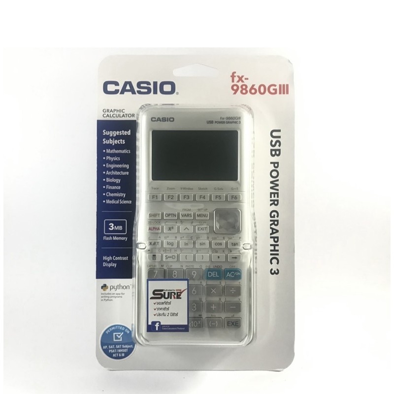Casio fx-9860GIII รุ่นใหม่ ของใหม่ ของแท้ ประกันศูนย์ 2 ปี | Shopee ...