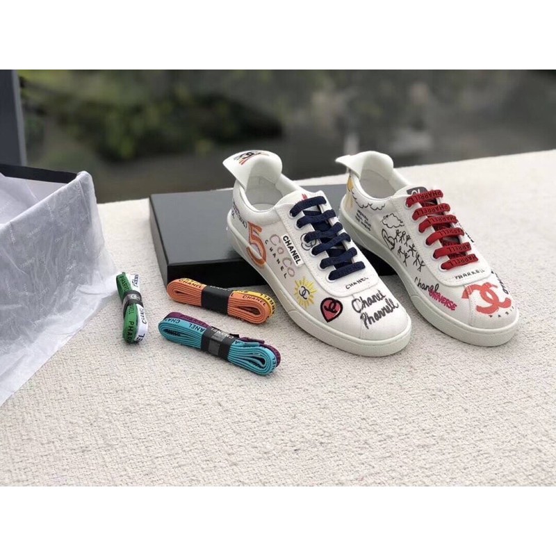 chanel x pharrell 19ss capsule collection sneakers