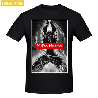 LYZH Baki The Grappler Yujiro Hanma Anime T Shirt O-neck Cotton Custom Short Sleeve Anime Shirt