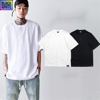 BWCB  5.5 SALE  ® เสื้อ Oversize  สีดำ ขาว เสื้อยืด ชาย หญิง S M L / OL unisex TTXG Street apparel เสื้อยืดเปล่า