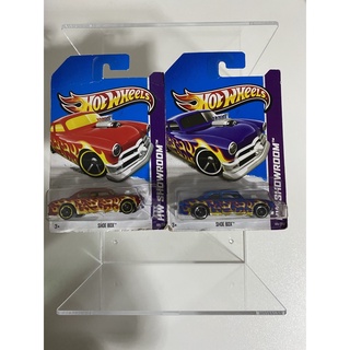 Hot wheels Shoe Box 2013 HW Showroom American Turbo 8 OF 10 (Metallic Red&amp;Blue)