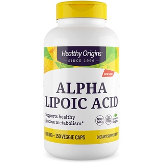 Healthy Origins Alpha Lipoic Acid 600 mg 150 Capsules