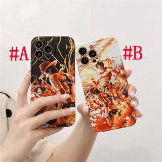 เคสไอโฟน เคสซิลิโคน iPhone 14 Pro Max iPhone 13 Pro Max iPhone 12 Pro Max iPhone 11 Pro Max Cartoon One Piece วันพีซ ACE Silicone Case