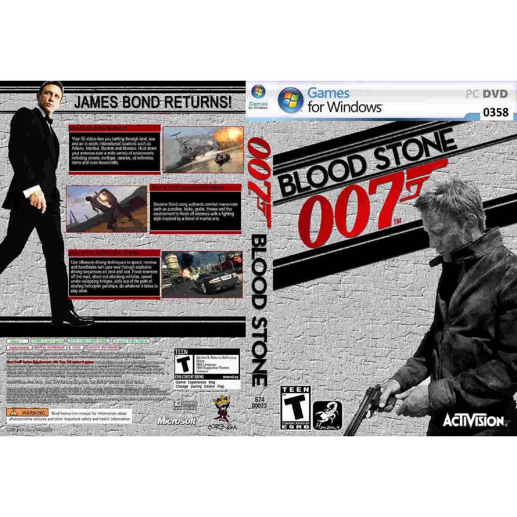 (PC DVD) James Bond 007 - หินเลือด