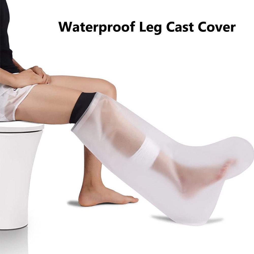 SOFTNESS Keep Wounds  Bandage Dry Adult Leg Cast Protector Waterproof Foot Protector  Leg Cast Cover for Shower for Broken Leg, Knee, Ankle, Burns Shower Bath  Cover Reusable Dressing Protector Bandage and