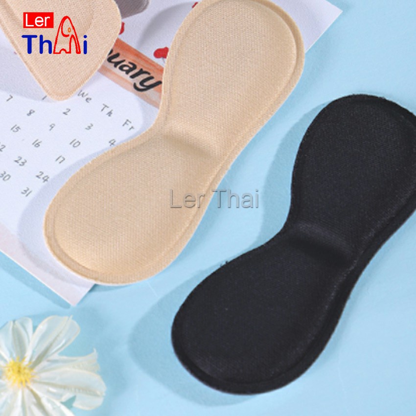 LerThai แผ่นกันกัด  แผ่นกันรองเท้ากัด เนื้อนิ่ม ช่วยแก้รองเท้าหลวม 1 แพค ต่อ คู่  Sponge heel pad - รูปที่ 6