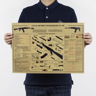 Ak74 โปสเตอร์รูปโปสเตอร์สำหรับตกแต่งผนัง