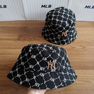 &lt;พร้อมส่ง&gt;Dia Monogram Bucket Hat New York Yankees สีดำ สีน้ำตาล ไซส์ 57 New Collection