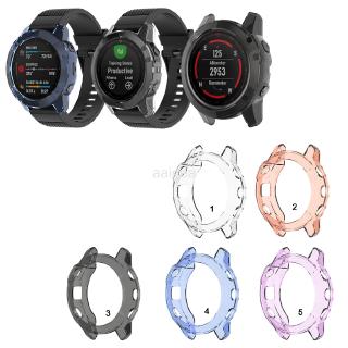 TPU เคสกันรอยโปร่งใสสำหรับ Garmin Fenix 5 5X 5S plus