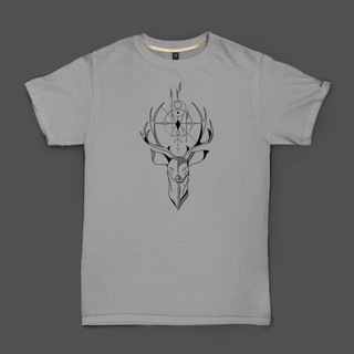 เสื้อยืดผู้ชาย Wildworks - Reindeer (grey)