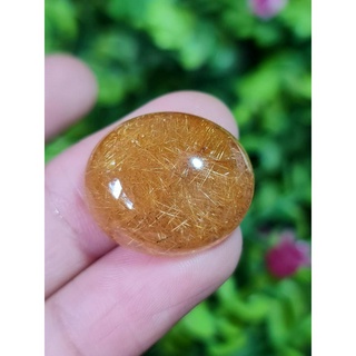 ไหมทอง ควอตซ์ Golden Rutilated Quartz 36.82 กะรัต Cts.