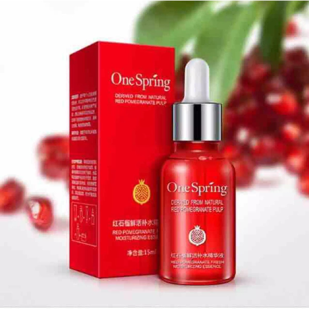 เซรั่มทับทิม BIOAQUA One Spring Red Pomegranate Face Serum 15 ml.