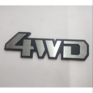 logo 4WD ของรถ isuzu
