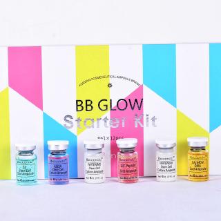 GLOW BB ชุดรองพื้น ปรับสีผิวหน้า สไตล์เกาหลี สำหรับแต่งหน้า ความจุ 8 มล.12ชิ้น