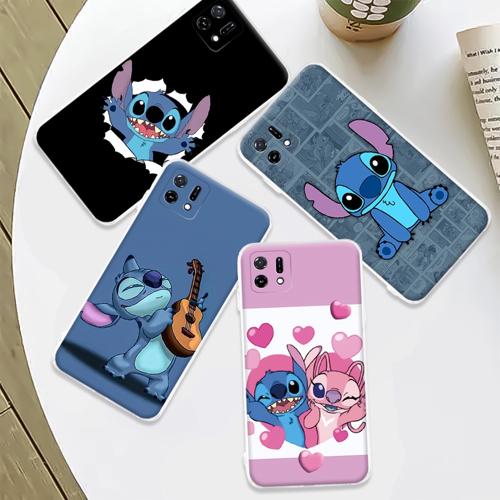 Oppo A16K A16e เคสโทรศัพท์ ซิลิโคน TPU นิ่ม ลาย Stitch Jelly