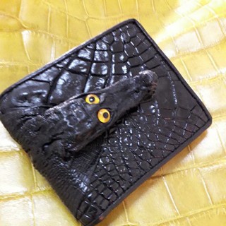 crocodile head wallet กระเป๋าสตางค์จระข้ติดหัว