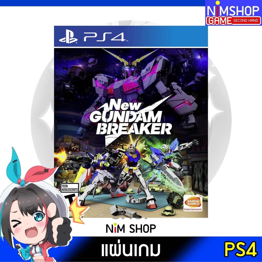 (มือ2) PS4 : New Gundam Breaker แผ่นเกม มือสอง สภาพดี
