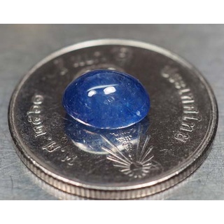 พลอยไพลินหลังเบี้ย (Sapphire) 2.45 กะรัต (16657)