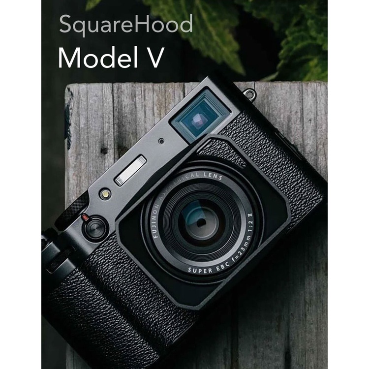 SquareHood Model V Fuji X100V ฮูดเหลี่ยม พร้อม Adapter Ring