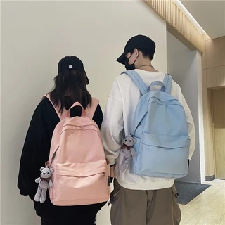 School Backpack Prettyzys 2022 Korean ulzzang 14inch inch For Men's And Women's College Students