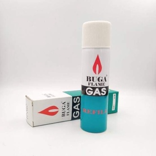 แก๊สกระป๋องเล็ก (1 กระป๋อง) สำหรับเติม ไฟแช็ค Buga gas ขนาด 50 ml.