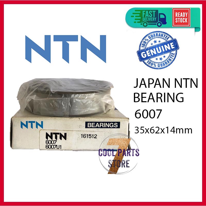 6007 NTN Japan Bearing 6007 (35 X 62 X 14mm)