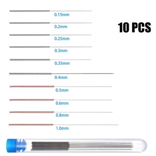 เข็มทําความสะอาดหัวฉีด สําหรับเครื่องพิมพ์ 3D 0.150.2 0.25 0.3 0.35 0.4 0.5 0.6 0.81.0 มม.