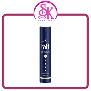 Schwarzkopf TAFT ULTIMATE HAIR SPRAY ( 12 แถม 1 )สเปรย์จัดแต่งทรงผม สูตรอัลติเมท 250 มล