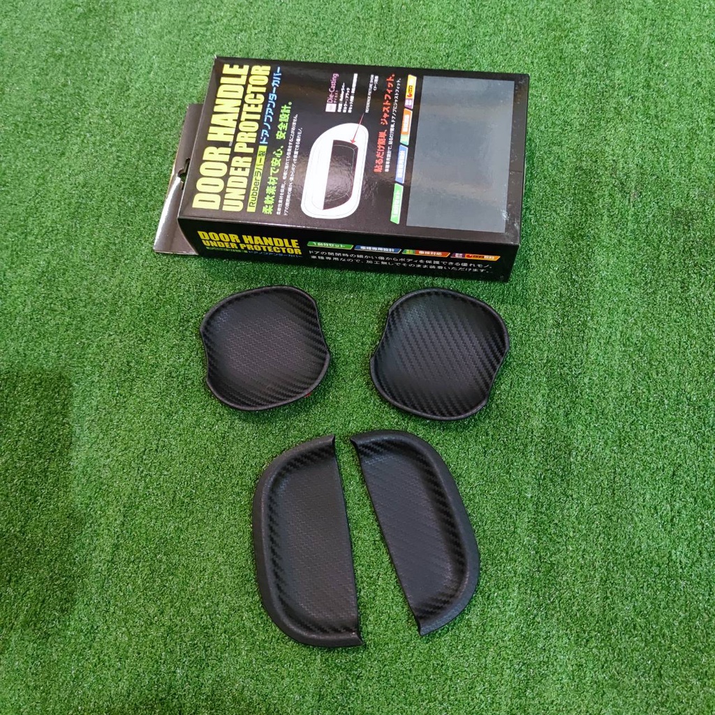 เบ้ามือเปิด เบ้ายาง รถตู้ commuter hiace 300 2019 2020 2021 2022 2023 สี carbon ทั้ง 3 บาน ครบชุด งานญี่ปุ่น - รูปที่ 3