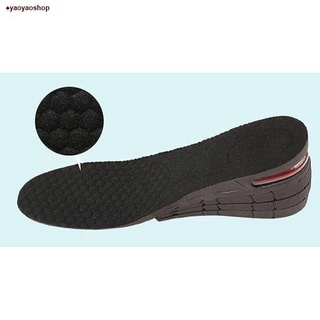 ﺴ♠yaoyaoshop(แผ่นเสริมส้น 4 ชั้น) ที่เสริมส้นรองเท้า 1 คู่ เพิ่มความสูงได้ 4 ระดับ Insole 1 pair 4 layers 3 / 5 / 7 / 9