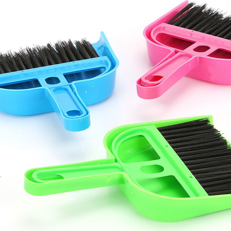 Jenniferf ชุดที่โกยผงและแปรงขนาดเล็กสําหรับกรงสัตว์ทําความสะอาดหนูแฮมสเตอร์ Chinchilla Rabbits - รูปที่ 6