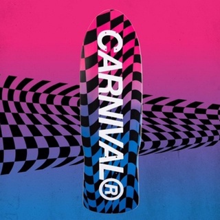 แผ่น Surf skate Carnival deck warp checkerboard