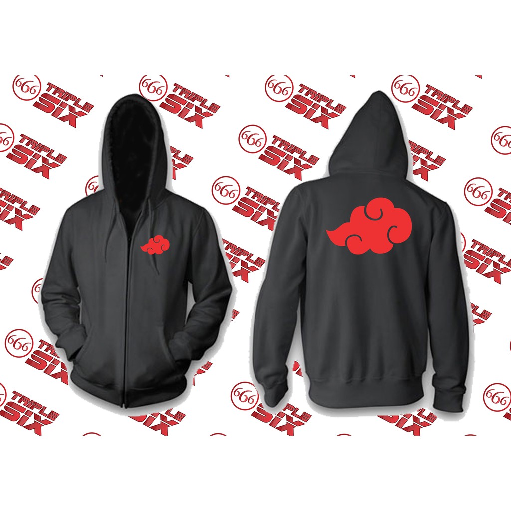 Akatsuki Naruto Shippuden Boruto Anime Zipper Hoodie Jacket