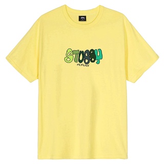 เสื้อยืดแขนสั้นลําลอง พิมพ์ลายตัวอักษร Tide Woo Stussy Mcmlxxx สําหรับผู้ชาย และผู้หญิง