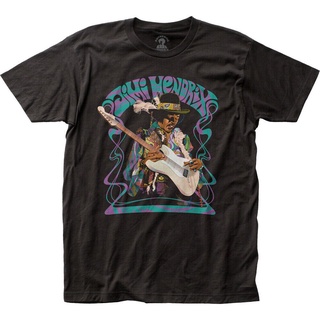 Japanese And Korean Style T-Shirt , Jimi Hendrix Psychedelic Haze Rock N Roll Music Black Fashion Hot Sale Mens T-Shirt