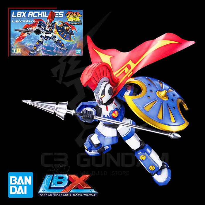 BANDAI LBX ACHILLES FIGHTER MODEL