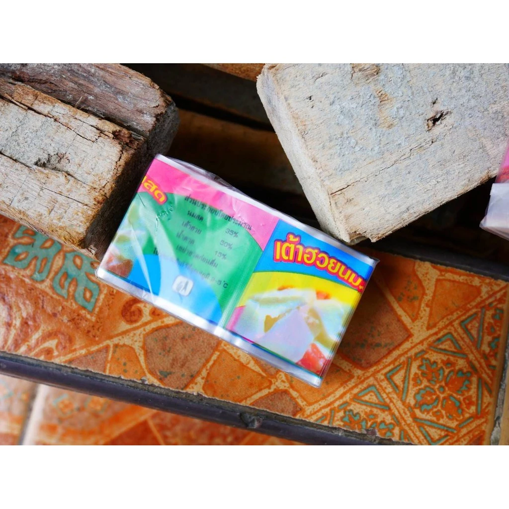 ฉลากสินค้า/ฉลากฟิล์มหดสำเร็จรูป เต้าฮวยนมสด (1 แพค 300 ชิ้น) FRESH MILK TOFU shrink label (1 pack, 300 pcs.)