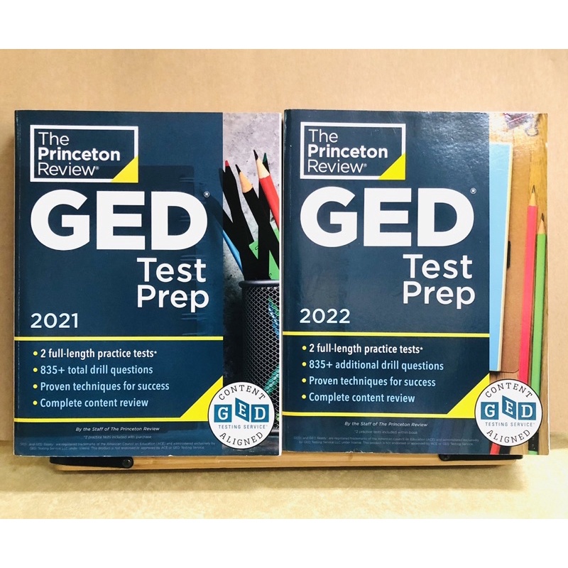 จ052 เล่มจริง ของแท้ The Princeton Review GED Test Prep 2021 , 2022 2