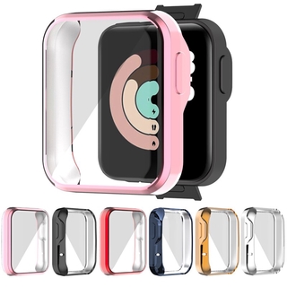 Plating TPU Protection Cover For Xiaomi Mi Watch Lite Case Shell Full Screen Protector Sleeve For Redmi Watch Plated Cases Accessories