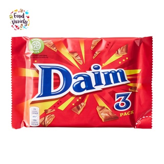 Daim Chocolate Bars 3 Pack 84g ไดม์ ช็อกโกแลตบาร์ 3 แท่ง 84กรัม