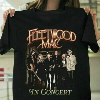 ขายดี!เสื้อยืด พิมพ์ลาย Fleetwood Mac In Concert สไตล์วินเทจ สีดํา ของขวัญคริสต์มาส สําหรับผู้ชายS-5XL