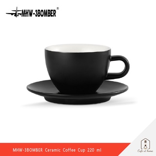 MHW-3BOMBER Mellow Series Ceramic Coffee Cup 220 ml แก้วกาแฟเซรามิกพร้อมจานรอง