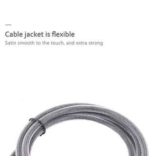 Caravan Crew สายเพิ่มความยาว 3.5mm Male to Female Stereo Audio Cable Woven fishing net for Smartphones Tablets