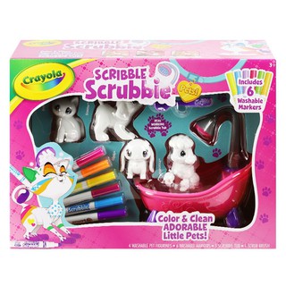 ชุดระบายสีสัตว์เลี้ยง CRAYOLA SCRIBBLE SCRUBBIES TUB PLAY SET งานศิลปะ อุปกรณ์เครื่องเขียน ผลิตภัณฑ์และของใช้ภายในบ้าน S