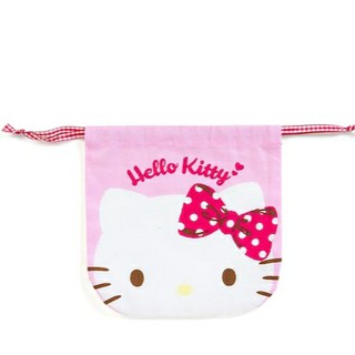 ถุงผ้าหูรูด Hello Kitty ของแท้