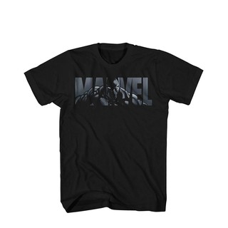 เสื้อยืด  Marvel Black Panther Avengers Super Hero Adult Mens Graphic T-Shirt Tee