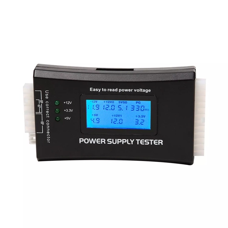 เครื่องทดสอบพาวเวอร์ซัพพลาย หน้าจอ LCD สําหรับ PC-power Supply ATX BTX ITX Compliant #8