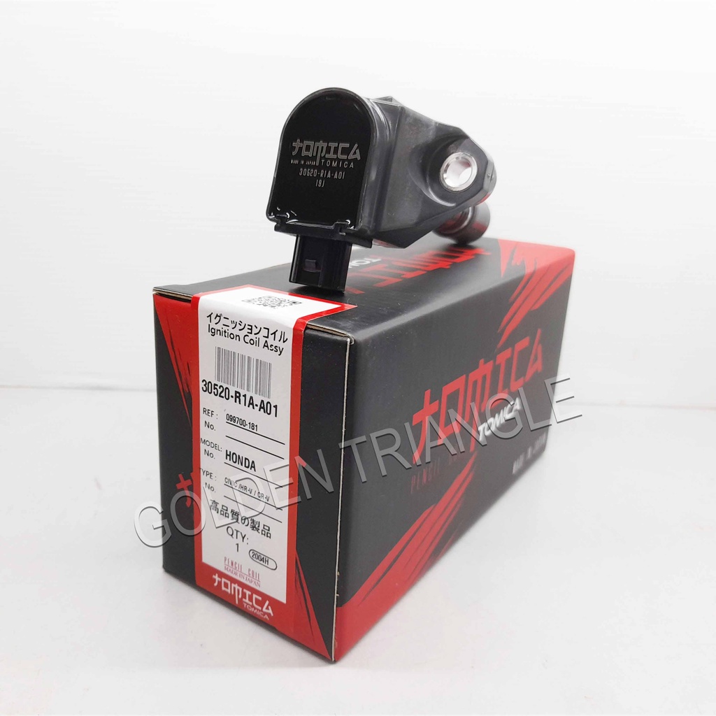 HONDA ACCORD 2.0 T2A, CIVIC 1.8 TRO, HR-V 1.8 T7A, CR-V 2.0 TOA TOMICA IGNITION COIL ASSY (30520-R1A