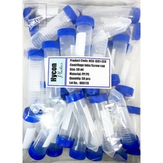 (ยกแพ็ค) Centrifuge tube หลอดเก็บตัวอย่าง 1.5ml. , 15ml. และ 50ml.