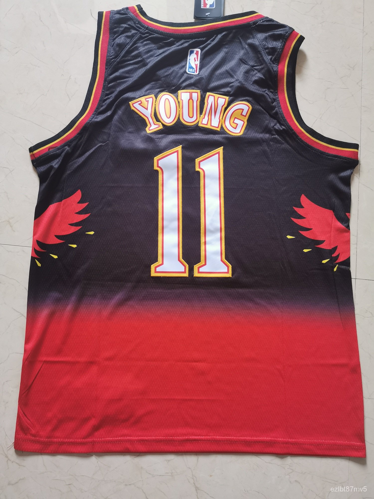 trae young retro jersey